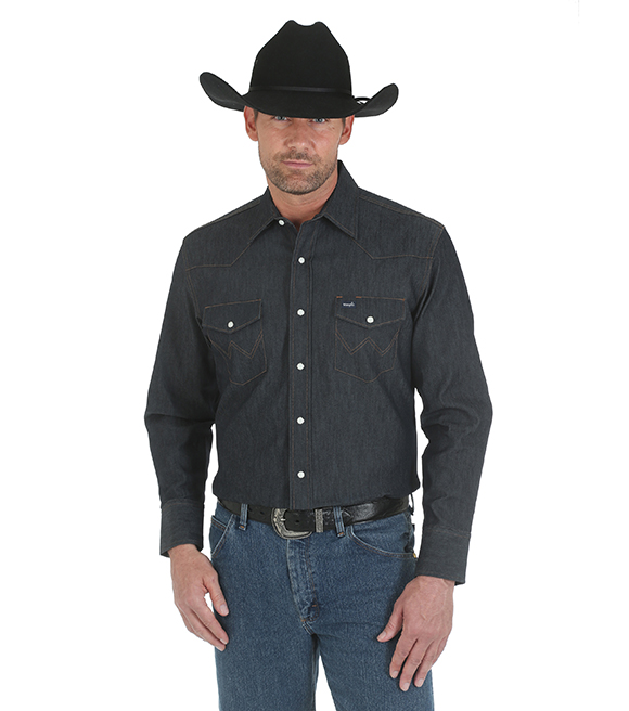 Wrangler Men's Premium Performance Advanced Comfort Cowboy Cut Shirt ...
