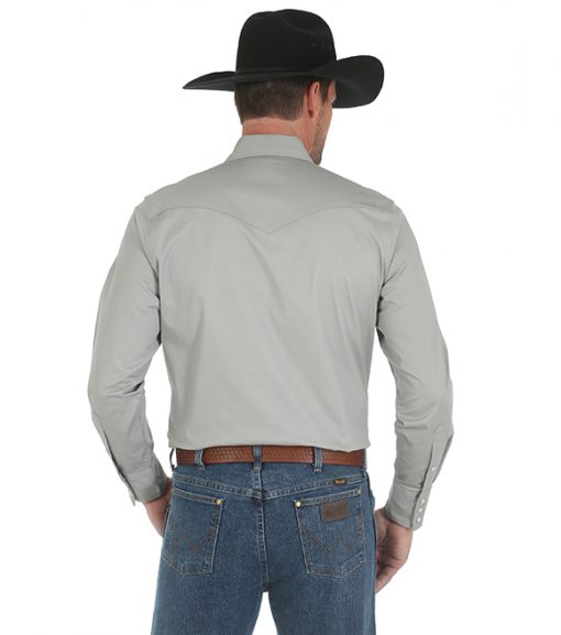 Wrangler Men's Premium Performance Advanced Comfort Cowboy Cut Shirt, MACW03H