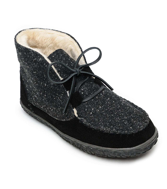 black slippers ladies