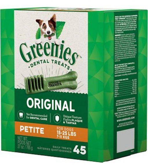 Greenies Dental Dog Treats, Petite, 27 oz.