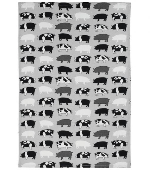 Designer Print Kitchen Towel Pigs