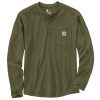 Carhartt Relaxed Fit Heavyweight Long-Sleeve Henley Pocket Thermal T-Shirt, 104429