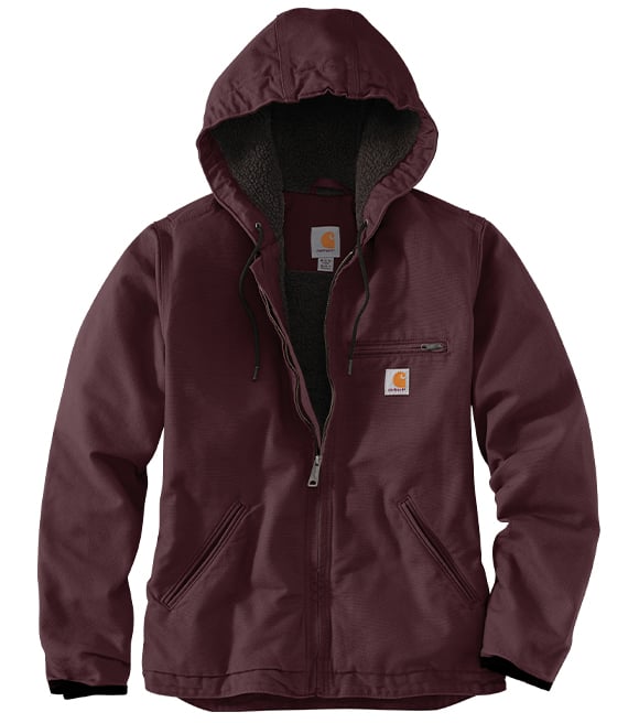 104292 - Carhartt Women's Washed Duck Sherpa Lined Jacket