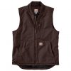 Carhartt Washed Duck Insulated Rib Collar Vest, 104395