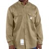 Carhartt Men’s Flame Resistant Lightweight Twill Shirt, FRS003