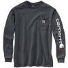 Carhartt Fire Resistant Force Original Fit Midweight Long-Sleeve Logo T-Shirt, 104130