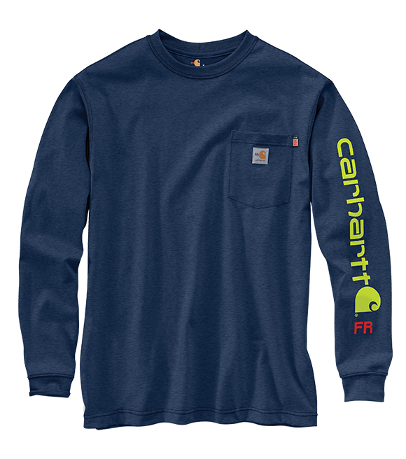 Carhartt, Men's FR Force Original Fit Midweight Long-Sleeve Logo T-Shirt,  104130 - Wilco Farm Stores