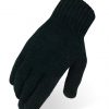 Heritage Gloves Chenille Knit Glove, Black