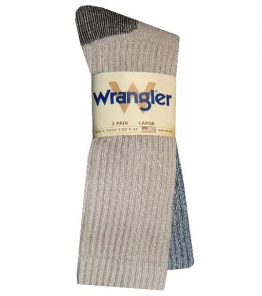 Wrangler Men's Assorted Two Pack Socks, 2/72435