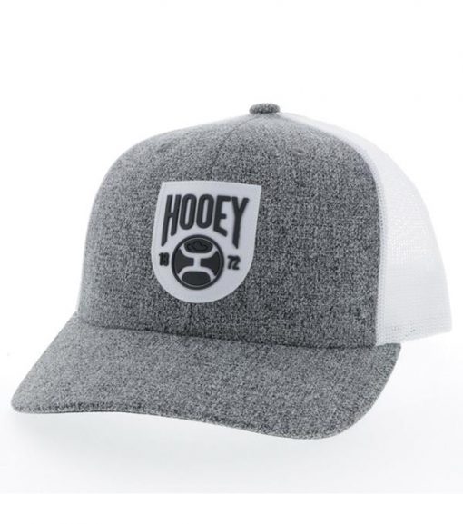 Hooey Men's Grey and White Trucker Cap, 2003T-GYWH - Wilco Farm Stores