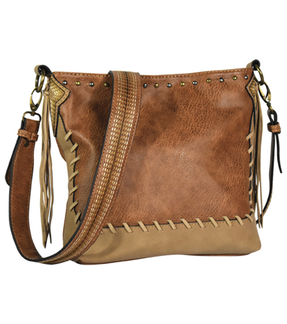 Justin Ladies Whipstitch Crossbody Handbag, 2053542 Wilco Farm Stores