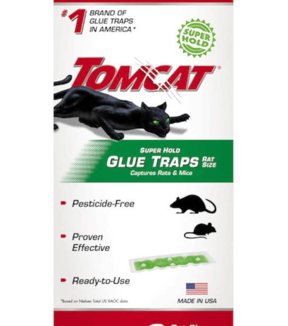 TOMCAT Super Hold Glue Traps Rat Mouse trap Box of 12 packs 