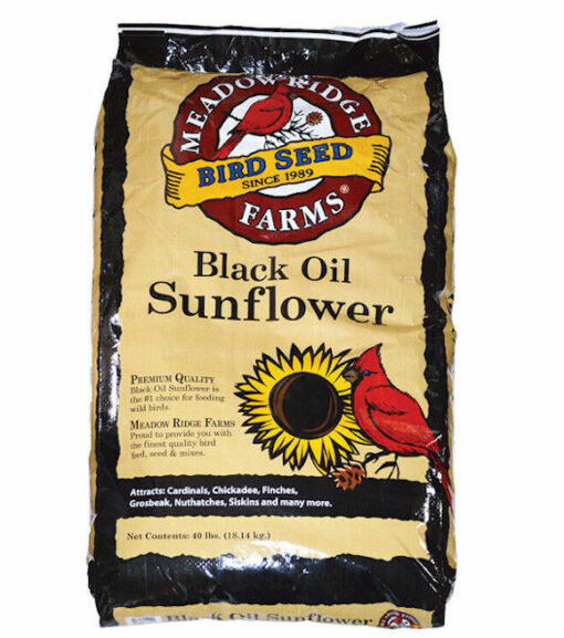 Meadow Ridge Farms Black Oil Sunflower Seeds 40lb