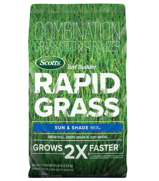 Turf Builder Rapid Grass Sun & Shade Mix with Fertilizer