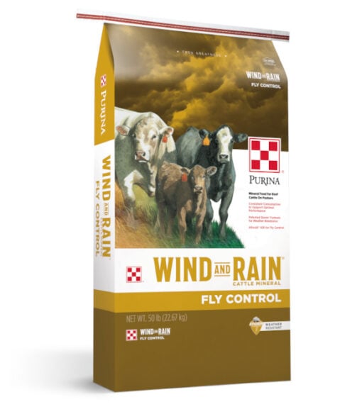 Purina Wind & Rain Mineral with Fly Control 50 lb.