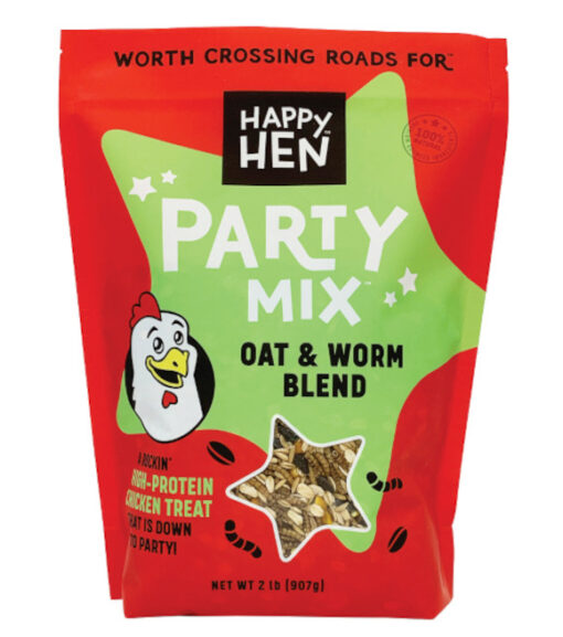 Happy Hen, Poultry Treats Mealworm & Oats Party Mix, 2 lbs - Wilco Farm ...