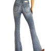 Rock and Roll Ladies Light Wash High Rise Flare Jeans, WHN8194