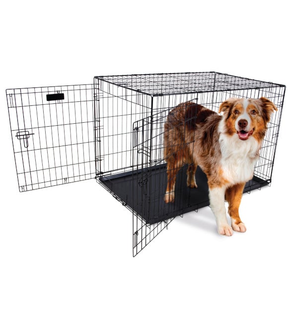 Dog Crates & Dog Cage, Collapsible 2 Doors