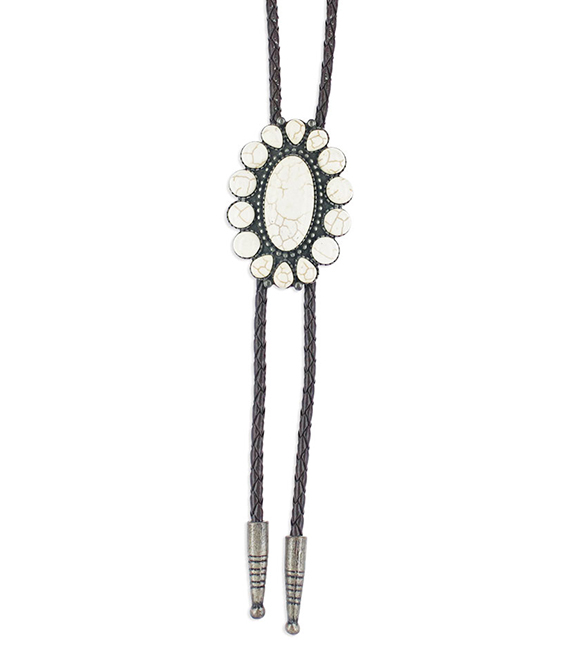 Montana Silversmiths Moonflower Attitude Bolo Tie Necklace, ABT4856 ...