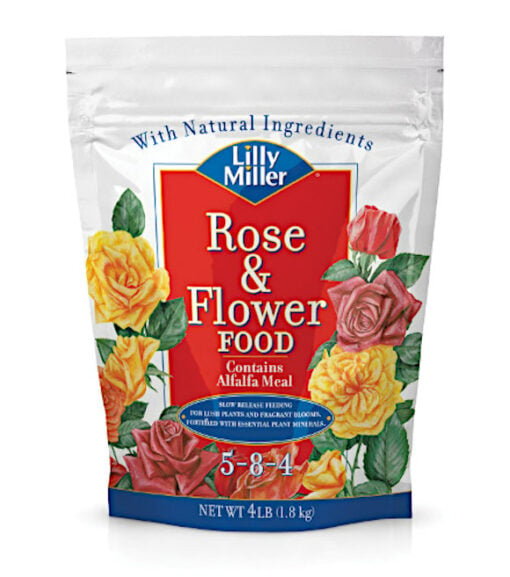 Lilly Miller Rose & Flower Food, 5-8-4, 4 lb.
