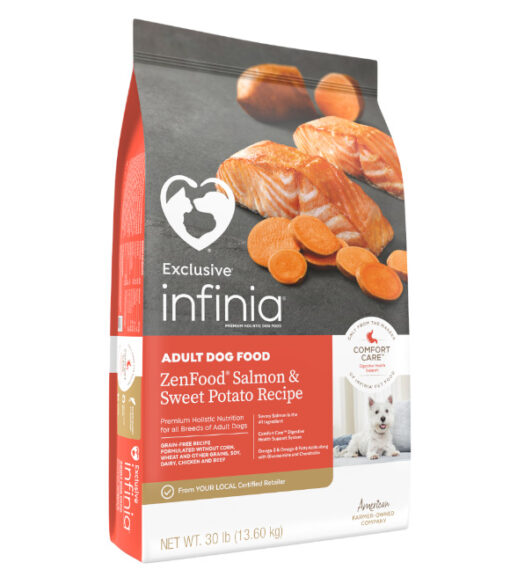 Infinia Zenfood Grain-Free Salmon and Sweet Potato Recipe Adult Dog Food