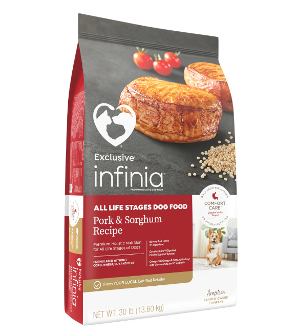 infinia dog food walmart