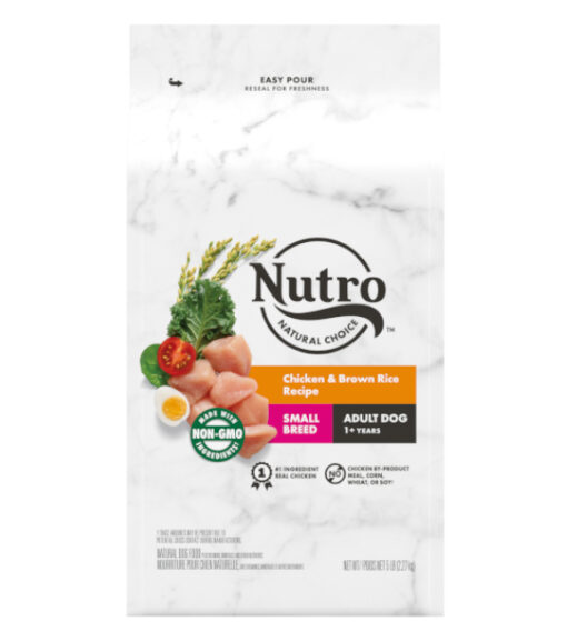 Nutro Small Breed Adult Chicken & Rice Dog Food 4 lb.