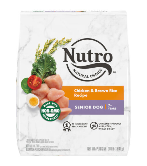 Nutro Original Senior Chicken & Rice Dog Food 30 lb.