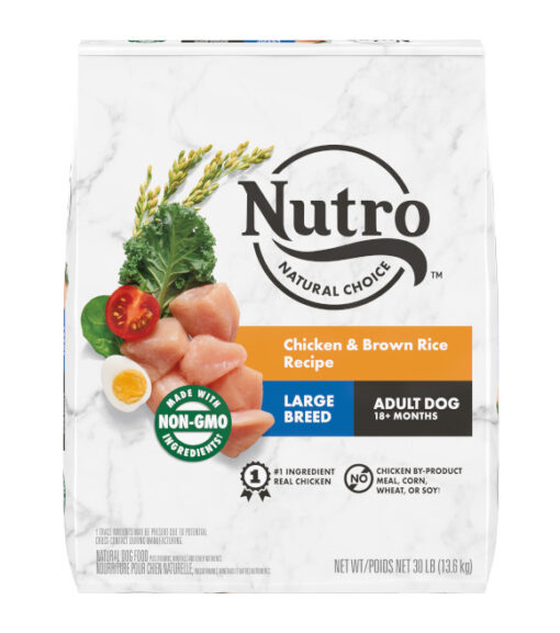 Nutro Large Breed Adult Chicken & Rice Dog Food 30 lb.