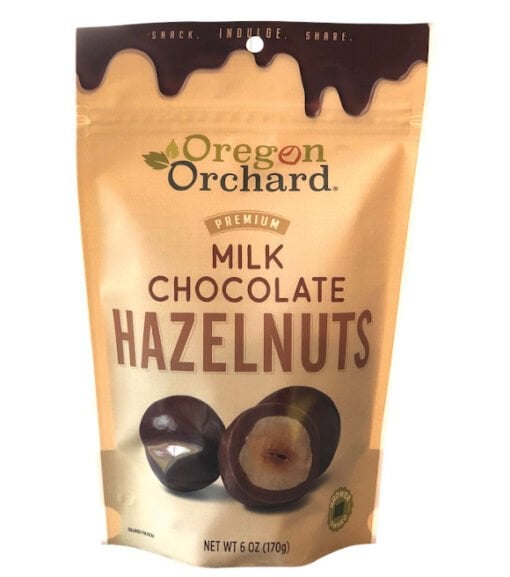 Oregon Orchard Milk Chocolate Covered Hazelnuts