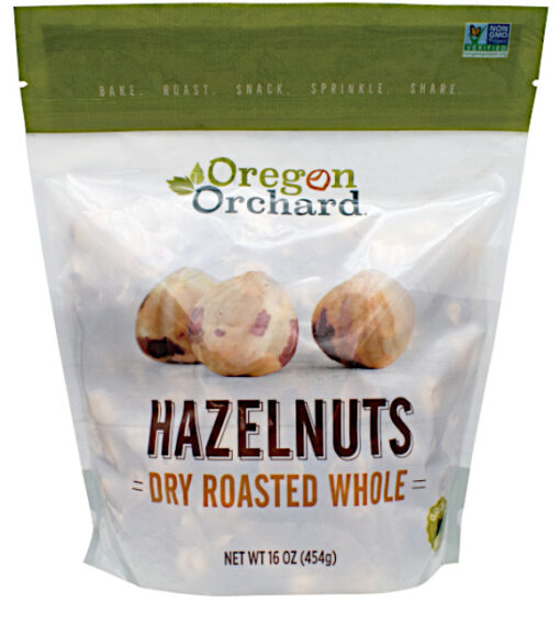 Oregon Orchard Dry Roasted Whole Hazelnuts, 16 oz