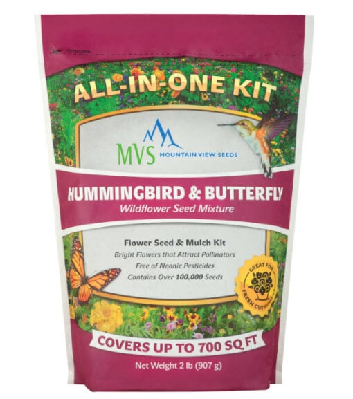 Mountain View Butterfly & Hummingbird Wildflower Seed Mix 2lb