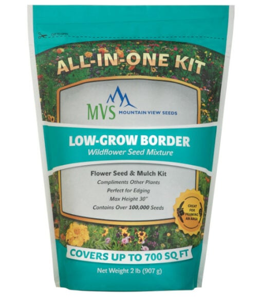 Mountain View Low-Grow Border Wildflower Seed Mixture 2lb