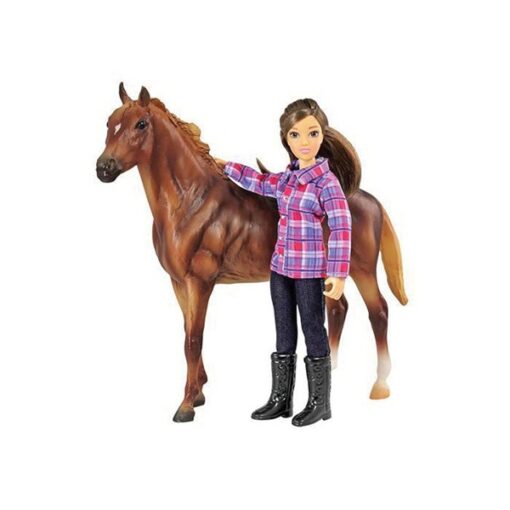 Breyer Horses Classics Freedom 61116 Western Horse and Rider Toy, 4 years and Up, Horse