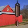 Woodstock Chimes Signature HWMC Medium Wind Bell, Heroic, Aluminum/Steel/Wood, Black, Antique Copper