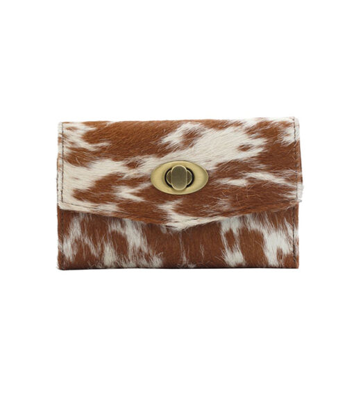 Myra Leather and Hairon Wallet, S-2724