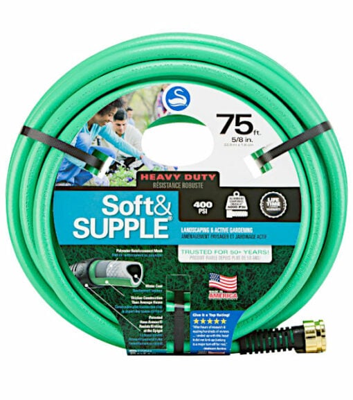 Swan Soft & Supple Garden Hose 5/8" x 75ft