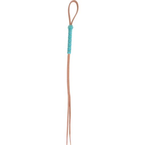 Martin Saddlery Leather Harness Hand Quirt - Turquoise