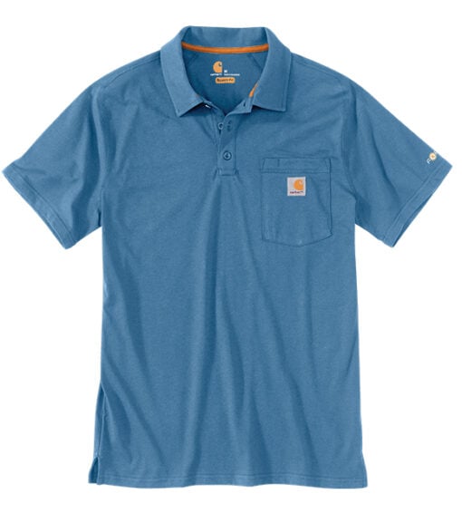 Carhartt Force Cotton Delmont Pocket Polo Shirt, 103569