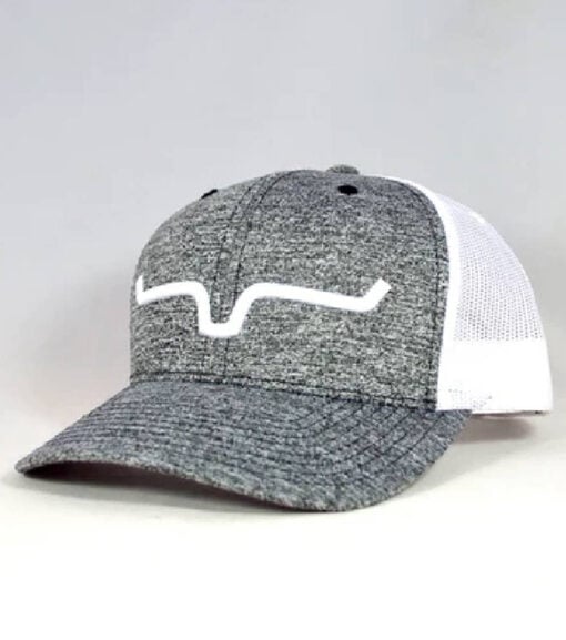 Kimes Ranch Gray Weekly Trucker Ball Cap