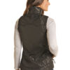 Powder River Ladies Zebra Print Softshell Vest, 58-1055