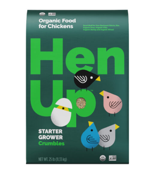 Hen Up® Organic Starter Grower Crumbles Chicken Food