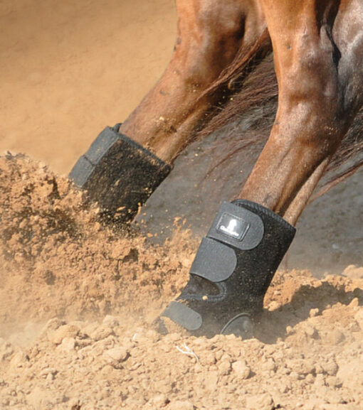 Classic Equine Standard Skid Boots - Black