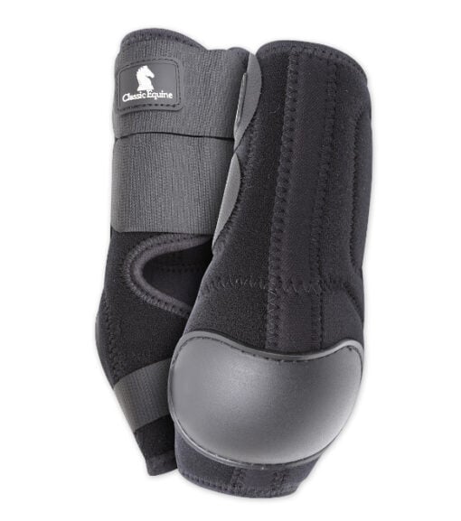 Classic Equine Standard Skid Boots - Black