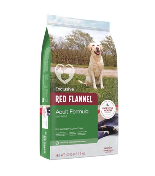 Red Flannel Adult Formula Dog Food, 40 lb.
