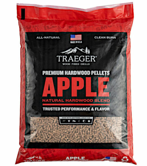Traeger Apple All Natural BBQ Wood Pellets