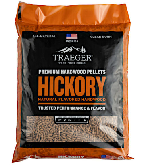 Traeger Hickory All Natural BBQ Wood Pellets 20lb