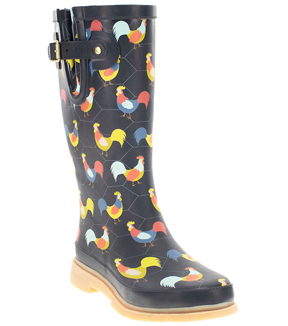 chicken rainboots