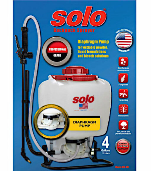 Solo 475 Professional Diaphragm Pump Backpack Sprayer 4 gal.