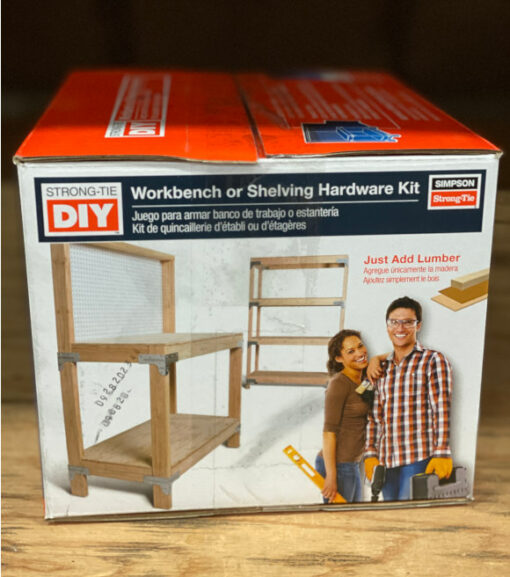 Strong Tie Workbench or Shelving Bracket Kit